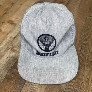 Jäegermeister Hat  Logo Cap Gray Snapback